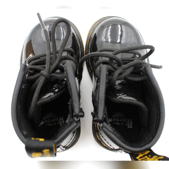 NIB Toddler Dr. Martens Patent Black Boots – Size 4 - Picture 7 of 8